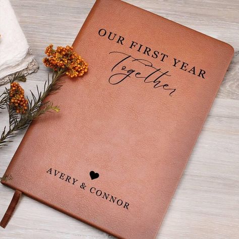 Our First Year Together Book Personalized Paper Anniversary Gift for Husband Wife First Anniversary Journal Custom Couple Memory Notebook - Etsy Our First Year Together, Couples Notebook, Wedding Anniversary Gift For Husband, Memory Notebook, Anniversary Journal, First Wedding Anniversary Gift, Wood Anniversary, Anniversary Gift For Husband, 1st Wedding Anniversary