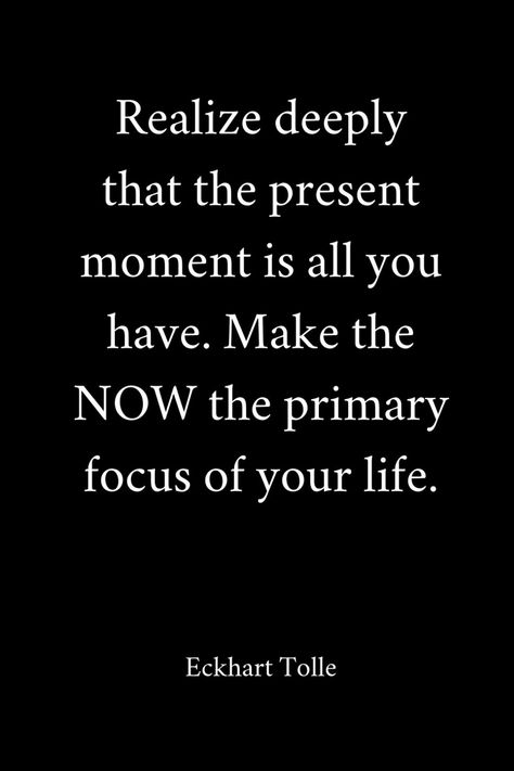 A present-focused quote on a sleek black background, encouraging you to savor each moment as it unfolds. No Time Like The Present Quotes, Living In The Present Quotes, Live In The Moment Quotes, Distraction Quotes, Moment Quotes, Living In The Now, Be Present Quotes, Enjoy The Present, Being In The Moment