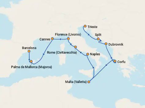 Best Mediterranean Cruises, Malta Valletta, Top Cruise, European Cruises, Cruise Europe, Vacation Itinerary, Mediterranean Cruise, Family Getaways, Trieste