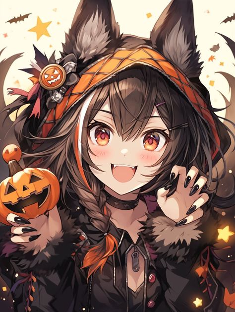 Thanksgiving Pfp Aesthetic, Autumn Anime Pfp, Holiday Pfp, Pink Windmill, Fall Anime, Halloween Pics, Akane Kurokawa, Thanksgiving Art, Anime Halloween