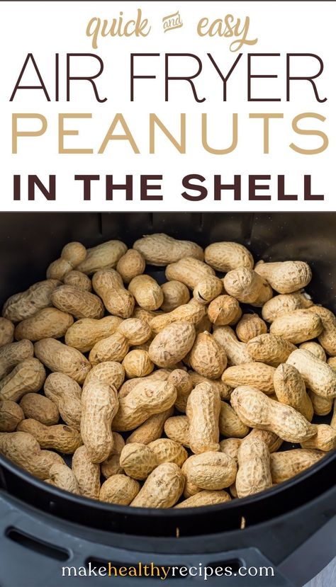 Discover the easiest way to enjoy roasted peanuts with our Air Fryer Peanuts in the Shell recipe! In just 12 minutes, you can have a batch of warm, crunchy peanuts that are perfect for snacking any time. This quick and easy method delivers a healthy snack option that's both satisfying and delicious. Ready to revolutionize your snack time? Let's get those peanuts roasting! Roasted Salted Peanuts In Shell, Roasting Peanuts In The Shell, Air Fryer Roasted Peanuts Recipe, How To Roast Peanuts In The Shell, Oven Roasted Peanuts Recipe, How To Roast Raw Peanuts In The Shell, Air Fryer Peanuts Recipe, Roasted Peanuts In Air Fryer, Roasting Peanuts In Air Fryer