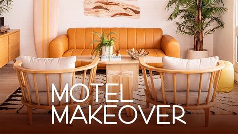 Motel Makeover - Netflix Reality Series - Where To Watch Motel Decor, The June Motel, Motel Makeover, Inn Ideas, Property Design, Sims Freeplay, Home Design Ideas, Watch List, Tv Movies