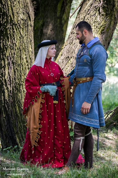 11th Century Clothing, 13th Century Clothing, 14th Century Fashion, Medieval Garb, Medieval Clothes, Historical Dress, Period Dress, History Fashion, Medieval Times