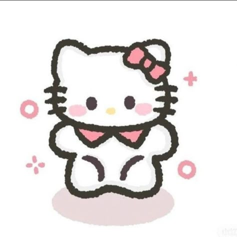 Sanrio Drawings, Cute Easy Doodles, Cute Sanrio, Kitty Drawing, Hello Kitty Drawing, Hello Kitty Art, Easy Doodles, Kitty Art, Cute Easy Drawings