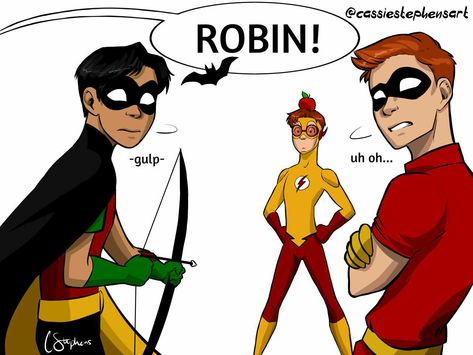 #wattpad #fanfiction The Titans East have to stay at Titans Tower because their Base has be destoryed and it will take a few months for the Base to be complete.But The Titans and the Titans East don't know Kid Flash and Robin are a couple, Speedy is dating Red Hood (Jason Todd) and that the trio go way back. Read thei... Robin And Speedy, Speedy X Robin, Robin X Kid Flash, Kid Flash X Robin, Robin And Kid Flash, Red Arrow Dc, Titans East, The Flash Art, Flash Family