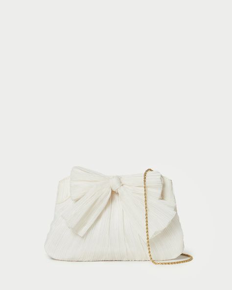 Rayne Pearl Bow Clutch I Clutches I Handbags Loeffler Randall Bag, Bow Clutch, Mini Bow, Mini Bows, Beautiful Gift Wrapping, Lace Bows, Loeffler Randall, French Linen, Gingham Print