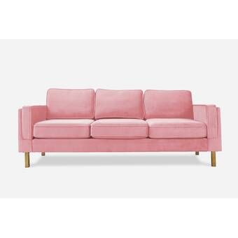 House Schemes, Pink Velvet Couch, Most Comfortable Couch, Mid Century Modern Couch, Albany Park, Pink Couch, Parks Furniture, Comfortable Couch, Couch Design