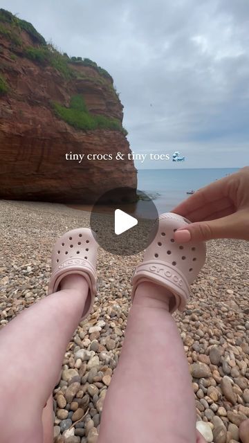 Charlotte Greedy on Instagram: "nothing cuter than baby feet 🥹🧜‍♀️🏝️

#babycrocs #crocs #babygirl #beachbaby" Beach Baby, On Instagram, Instagram