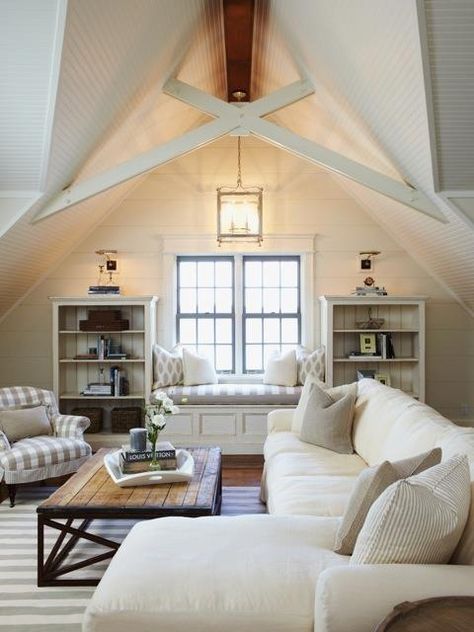 {Design Inspiration}: Bonus Rooms | Bria Hammel Interiors Cozy Farmhouse Living Room, Farmhouse Living Room Decor Ideas, Modern Farmhouse Living, Modern Farmhouse Living Room, Bonus Rooms, Design Del Prodotto, Farmhouse Decor Living Room, Rustic Living Room, Living Room Makeover