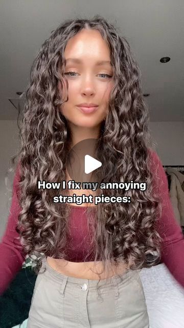 Loren on Instagram: "Fixing those annoying straight pieces that refuse to hold their curl" How To Curl Straight Hair, How To Do Curls, Curling Straight Hair, Curl Your Hair, Oval Face Haircuts, Tight Curls, Damaged Hair Repair, Wand Curls, Oval Faces