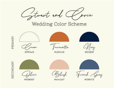 Cream, Terracotta, Navy, Olive, Blush, and French Gray  Memorial Day Weekend Creede, Colorado  Intimate Wedding Weekend Navy Wedding Theme, Creede Colorado, Navy Wedding Colors, Navy Color Palette, Earth Tone Wedding, Fall Wedding Color Schemes, Rusting Wedding, Wedding Color Scheme, Navy And Copper