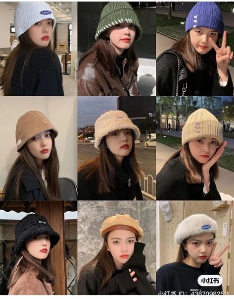 Acubi Aesthetic, Korean Winter, Ootd Winter, Aesthetic Outfit, Pic Ideas, Washi Tape, Washi, Aesthetic Clothes, Bucket Hat