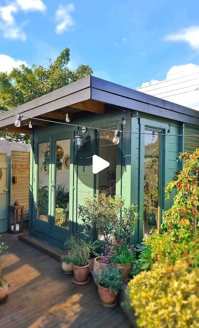 Yvonne Purcell on Instagram: "Ad Just a snippet of how I transformed this outdoor room by @gardenhouse24.ie into my own little sanctuary 🌿🌱
.
I've saved details and links of the Monaco 28 and cabins you might like too on my highlights and also a reel of the guys putting cabin together. Amazing 🙌
.
Have a wonderful day xx 
.
.
.
Garden room by @gardenhouse24.ie
.
.
.
#interior4inspo 
#interior_and_living 
#pottedgarden
#outdoorroom 
#gardensofinstagram 
#interiorwarrior #summerhouse
#gardenideas #summergarden
#homesandgardens 
#myhousebeautiful 
#outdoorlivingspace
#containergarden
#interior_and_home 
#pottedgarden 
#autumngarden
#gardenloversofinstagram
#gardeninspirations
#tv_living #tv_stories 
#tv_stilllife 
#mygardentoday 
#originmagazine 
#apartmenttherapy
#irishhomes  #tinygarden Garden Home Interior, Diy Garden Room, Garden House Ideas Buildings, Garden Cabin Interior, Inside Summer House Ideas, Small Garden Room Ideas, Garden Room Interiors, Backyard Cabin, Garden Room Ideas