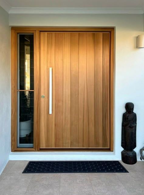 Solid Timber Pivot Doors - Soft Close & Adjustable Speed | Cedar Wood Solid Timber Front Door, Cedar Doors Interior, Japandi Entrance Door, Wide Entry Door, Timber Entry Door, Timber Entrance Door, Wide Front Door, Pivot Entry Door, Large Wooden Door