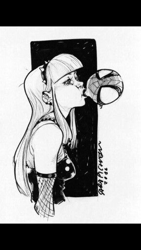 , Sarah Pichelli, Sara Pichelli, Miss Hulk, Cartoon Sketches, Gwen Stacy, Comic Style, Comic Book Artists, Ink Illustrations, Amazing Spiderman