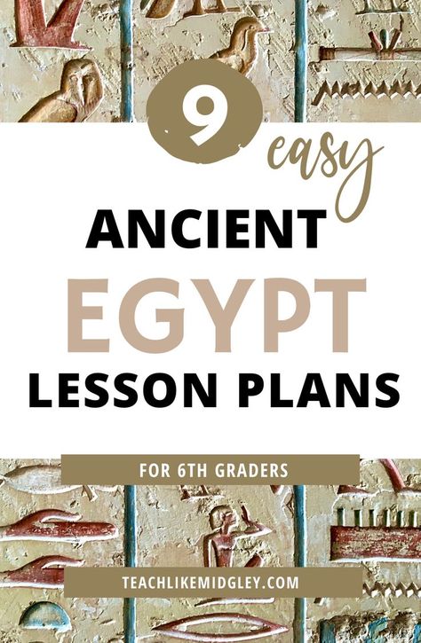 Ancient Egypt Curriculum, Ancient Egypt High School, Teaching Ancient Civilizations, Ancient Egypt Homeschool, Ancient Egypt Middle School, Ancient Egypt Farming, Ancient Egypt Lesson Plans, Ancient Civilizations Lessons, Ancient Civilizations Projects