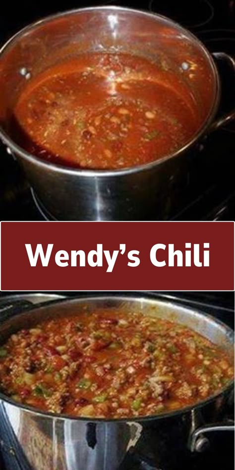 A copycat recipe of the popular fast-food chili, made with a mixture of ground beef, beans, tomatoes, and a blend of spices, simmered to perfection. Wendys Chili Recipe, Pruning Hydrangeas, Chili Recipe Crockpot, Chili Soup, Chilli Recipes, Chili Recipe Easy, Copykat Recipes, Savory Soups, My Recipes