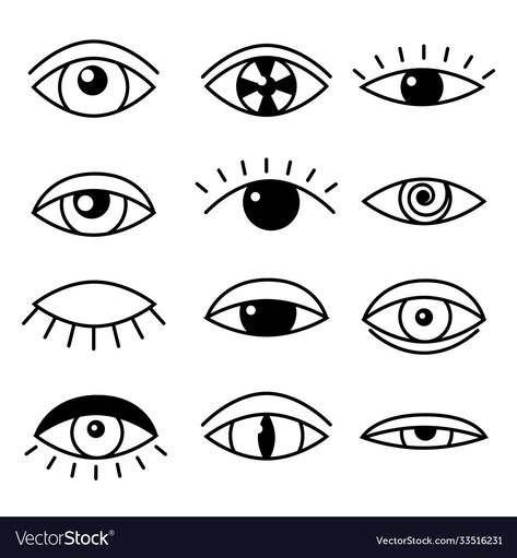 Eyes Closed Illustration, Background Open, Eye Vector, Illustration Rendering, Puzzle Ideas, Eye Images, Eye Illustration, Drawing Cartoon Faces, Eye Eye