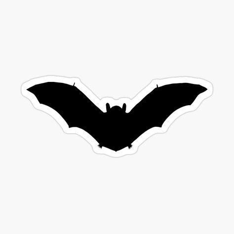 Get my art printed on awesome products. Support me at Redbubble #RBandME: https://www.redbubble.com/i/sticker/Black-Bat-by-DigitaPics/163046504.JCQM3?asc=u Bat Sticker, Backpack Drawing, Drawing Bag, Black Bat, Decorate Notebook, Coloring Stickers, Glossier Stickers, Eye Catching Colors, Transparent Stickers