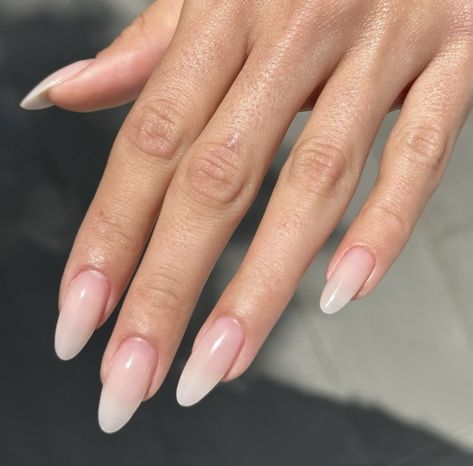 Natural French Tip Nails, Natural French Tip, Ombre French Nails, 2023 Nails, Retro Nails, Ombre Acrylic Nails, Blush Nails, Ombre Nail Designs, Instagram Nails