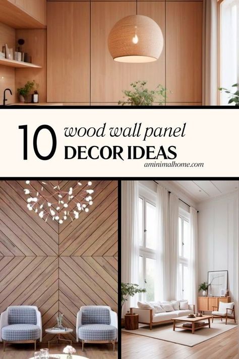 Create a beautiful wood accent wall that brings warmth and character to your home without a hefty budget. These DIY ideas are ideal for small spaces, apartments, or bedrooms, providing simple solutions for stylish and cozy home decor. Explore how wood wall designs can transform any area into a calm, minimalist retreat with ease. Natural Wood Wall Decor, Diy Accent Wood Wall Master Bedrooms, Wood Wall Accent Ideas, Wood Panels On Wall Ideas, Wood Wall Designs, Wood Wall Ideas, Scandinavian Dining Room, Wood Wall Design, Wood Accent Wall