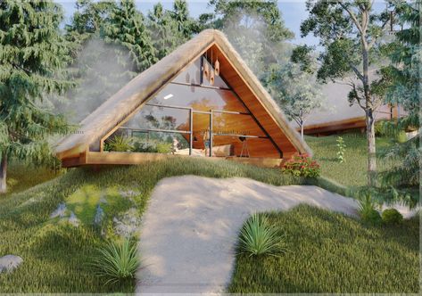 Hill Resort Design Concept, Resort Concept, Nature Resort, Hillside House, Hills Resort, Resort Design, Glamping, Pyramid, Kerala