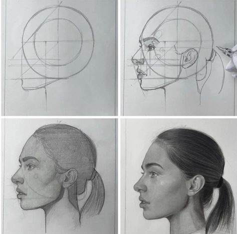 Face Proportions Drawing, Base Head, Paint People, Drawing Proportions, Art Competition Ideas, Sculpture Inspiration, Anatomy Sculpture, Drawing Ideas List, 얼굴 드로잉