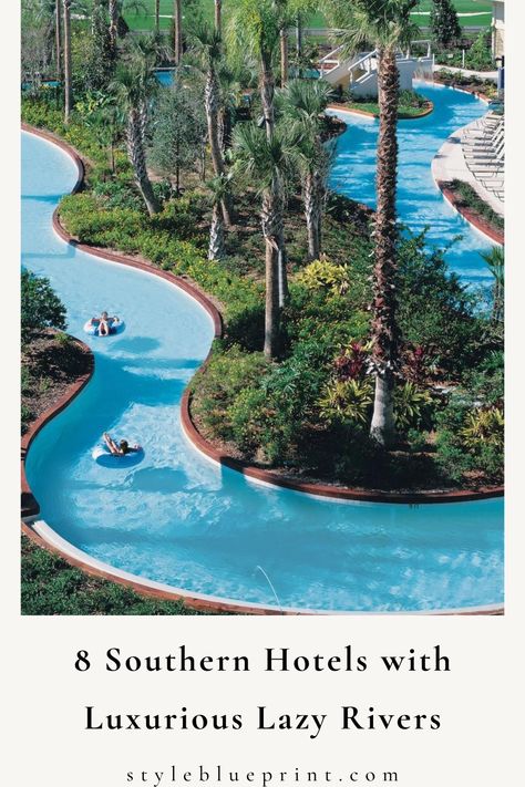 Homemade Lazy River, Bermuda Hotels, River Restaurant, Lazy River Pool, Bonita Springs Florida, River Hotel, Luxury Resort Hotels, Austin Hotels, Southern Travel