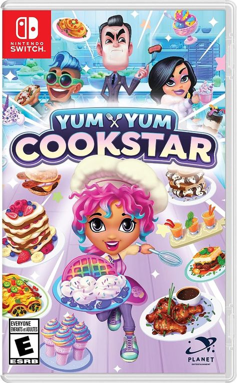 Yum Yum Cookstar – Nintendo Switch Unicorn Food, Rainbow Waffles, National Lampoon, Cooking Competition, Cooking Challenge, Switch Games, Unicorn Foods, Video Games Nintendo, Video Games Playstation