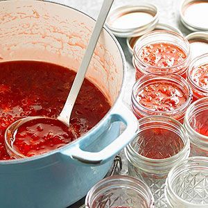 Strawberry Margarita Jam From Better Homes and Gardens, ideas and improvement projects for your home and garden plus recipes and entertaining ideas. Fruity Ice Cream, Strawberry Tequila, Strawberry Margarita Recipe, Wine Jelly, Strawberry Jam Recipe, Canning Jam, Homemade Jelly, Strawberry Margarita, Pepper Jelly