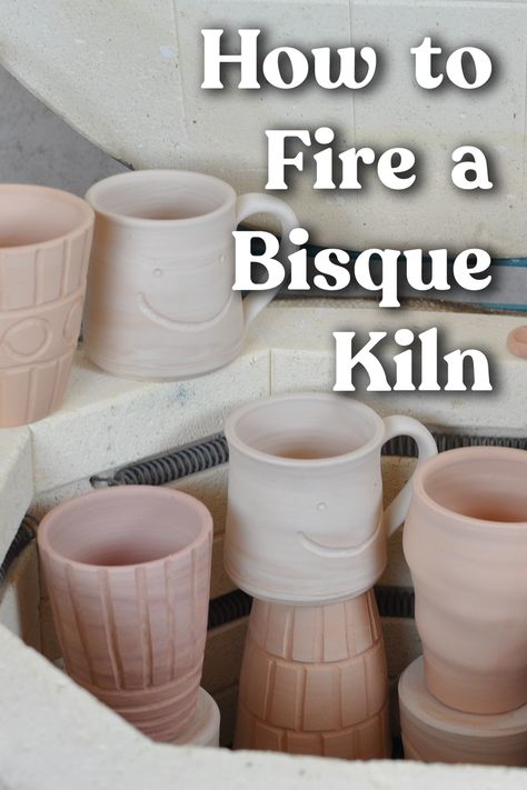 How to Fire a Bisque Kiln — pottery to the people Kiln Pottery, Bisque Pottery, Pottery Kiln, Ceramic Techniques, Kiln Firing, Pottery Making, Counter Tops, Glazes For Pottery, Clay Ideas