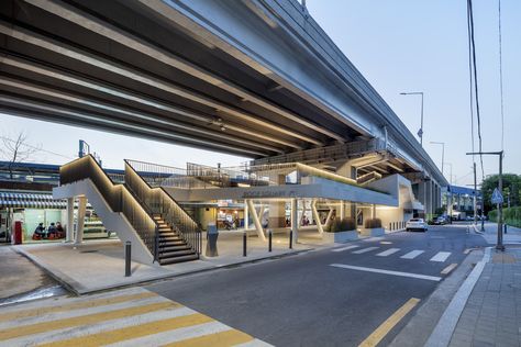 Gallery of Roof Square / HG-Architecture - 12 Flyover Architecture, Underpass Architecture, Highway Architecture, Apartments Building, Bali Huts, Bridge Architecture, Landscape Architecture Diagram, Urban Concept, Plaza Design