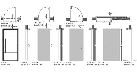 This drawing specified the main entrance door detail in this AutoCAD drawing file. Download this 2d AutoCAD drawing file. - Cadbull Door Details Drawing Architecture, Door Drawing Architecture, Door Detail Drawing Architecture, Door Detail Drawing, 2d Autocad Drawing, Office Furniture Layout, Details Drawing, Bathroom Layout Plans, Flush Door Design