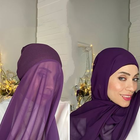 Wear Scarf, Plain Scarves, Hijab Caps, Chiffon Hijab, Chiffon Shawl, Instant Hijab, Muslim Women Hijab, Scarf Headband, Headband Styles