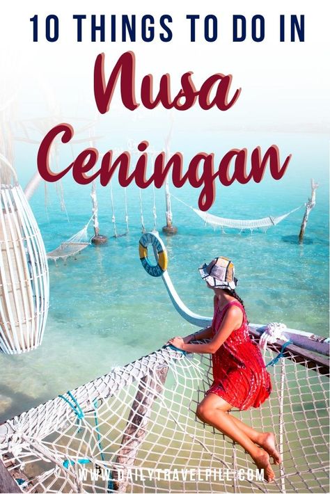 Nusa Ceningan, The Blue Lagoon, Secret Beach, Dream Beach, Small Island, Blue Lagoon, Beach Fun, Beautiful Islands, Dream Destinations