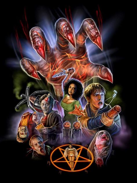 Idle Hands Michael Myers Movies, Devon Sawa, Horror Poster, World Of Horror, Halloween Aesthetics, What's Your Favorite Scary Movie, I Love Horror, Horror Comic, Comic Video