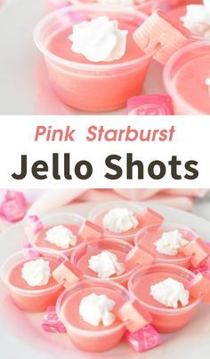 Starburst Jello Shots Recipe, Pink Starburst Jello Shots, Starburst Shots, Starburst Jello Shots, Vegan Jello, Easy Jello Shots, Best Jello Shots, Jello Shots Recipe, Jello Pudding Shots