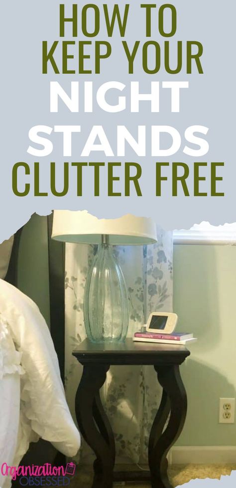 Having a clutter free and organized nightstand sets the tone for your day. Learn all f my best tips for keeping your nightstand clutter free and organized. #organizednightstand #nightstands #bedroomorganiation #clutterfree #organizing #organizingideas #homeorganization Night Stand Organization, Nightstand Organization Ideas, Nightstand Clutter, Organized Nightstand, Organize Apps, Organizing Small Spaces, Bedroom Organization Ideas, Remove Clutter, Medication Organization