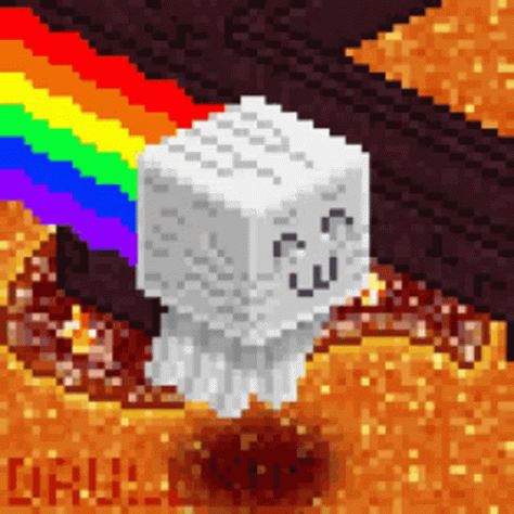 Minecraft Ghast GIF - Minecraft Ghast - Discover & Share GIFs Neon Cat, Animated Gif, Minecraft, Gif, Neon