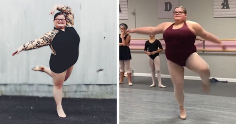 Meet 15-Year-Old Ballerina Lizzy Who Challenges Body Stereotypes In Dance | Bored Panda Fat Ballerina, Milford Delaware, Fouette Turns, Firebird Ballet, Female Divine, Pointe Dancer, Ballerina Body, Ballet Basics, Fat Ladies