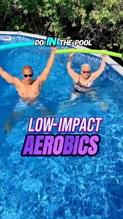 Instagram Pool Excercises Workouts, Water Aerobics Routine, Water Aerobic Exercises, Water Aerobics Workout, Swimming Pool Exercises, Pool Exercises, Aquatic Therapy, Aquatic Exercises, Aqua Fitness