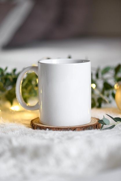 Mug Mockup Free, Coffee Mug Photography, Mug Pictures, Mug Photography, Kantor Pos, Eid Pics, Plain White Mugs, Garland Lights, Plain Mugs