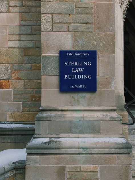 Yale Business School, Yale University Law School, Yale Law Aesthetic, Law Degree Aesthetic, Yale University Aesthetic, Yale Dorm, Yale Aesthetic, Yale Football, Yale College