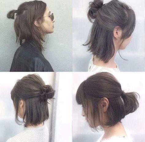 Fesyen Rambut Pendek, Kort Bob, Peinados Fáciles Para Cabello Corto, Shot Hair Styles, Penteado Cabelo Curto, Short Hair Updo, Short Hair Haircuts, Short Hair Styles Easy, Long Bob