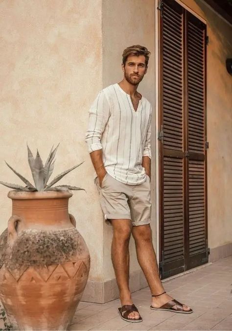 Men’s beachwear 24 ideas: Summer vibes and fashionable waves Mens Vacation Outfits, Comfortable Hiking Boots, Best Summer Vacations, Vacation Outfits Men, Tropical Vacation Outfits, Beach Outfit Men, Tropical Outfit, Mens Summer Outfits, Outfits Hombre