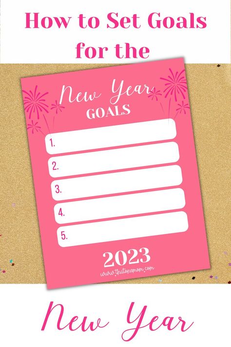 New Year, New Goals! Visit That One Mom for some great tips on how to set goals for the new year. Let's get our thoughts and actions organized!! New Year New Goals, How To Set Goals, New Goals, New Year Goals, Holiday Break, Christmas Break, Set Goals, Business For Kids, Goal Setting