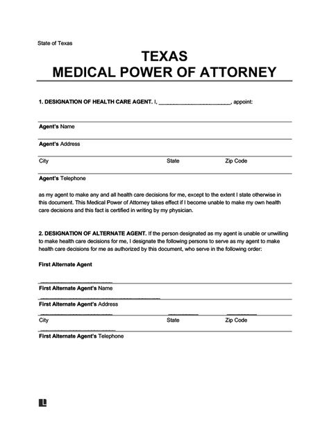 Use our Texas Medical Power of Attorney to let someone make medical decisions for you if you become unable to do so. Medical Power Of Attorney Form, Medical Power Of Attorney, Prewriting Worksheets, Divorce Agreement, Advance Directives, Power Of Attorney Form, Eviction Notice, Last Will And Testament, Will And Testament