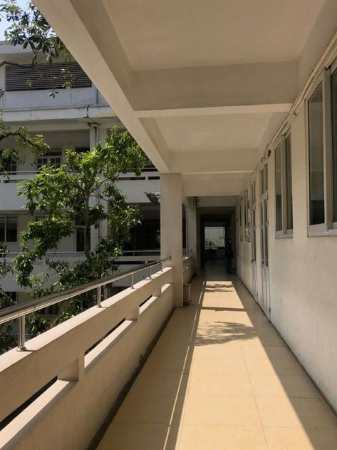 Outside School Building Aesthetic, Academy Aesthetic School Exterior, Dorm Exterior Korea, Aesthetic School Hallway, Chinese School Building, Aesthetic School Background, Aesthetic School Exterior, School Aesthetic Background, International School Aesthetic