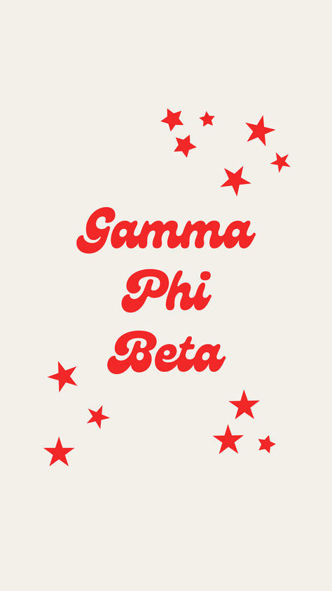 Sorority sisterhood, Gamma Phi Beta, collegiate Greek life, red and bold sorority design, starry sorority aesthetic Sorority Aesthetic, Sorority Graphics, Sorority Sisterhood, Sorority Designs, Gamma Phi Beta, Gamma Phi, Greek Life, Sorority, Red