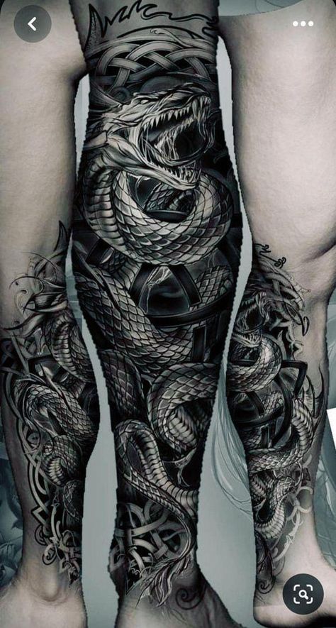 Dragon Calf Tattoo Men, Dragon Leg Tattoo Men, Tattoo Pierna Hombre, Dragon Tattoo Realistic, Jormungandr Tattoo, Armor Sleeve Tattoo, Lion Leg Tattoo, Dragon Tattoo Leg, Calf Sleeve Tattoo